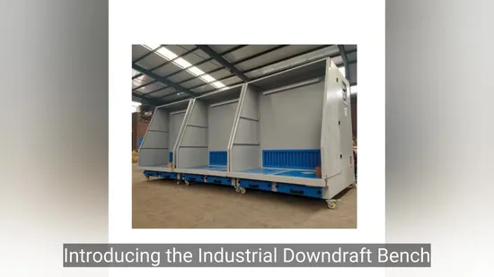 Industrial Downdraft Bench Polishing Machine Dust Collector Grinding Table with CE